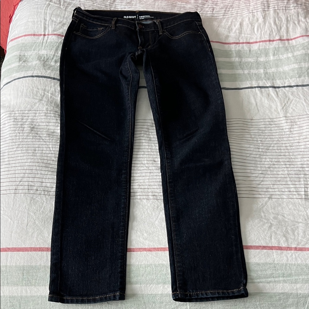 Old Navy women’s Dark Blue Straight Jeans